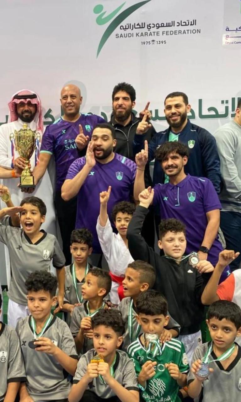 Al-Ahli Karate Juniors Dominate in Kata and Kumite 