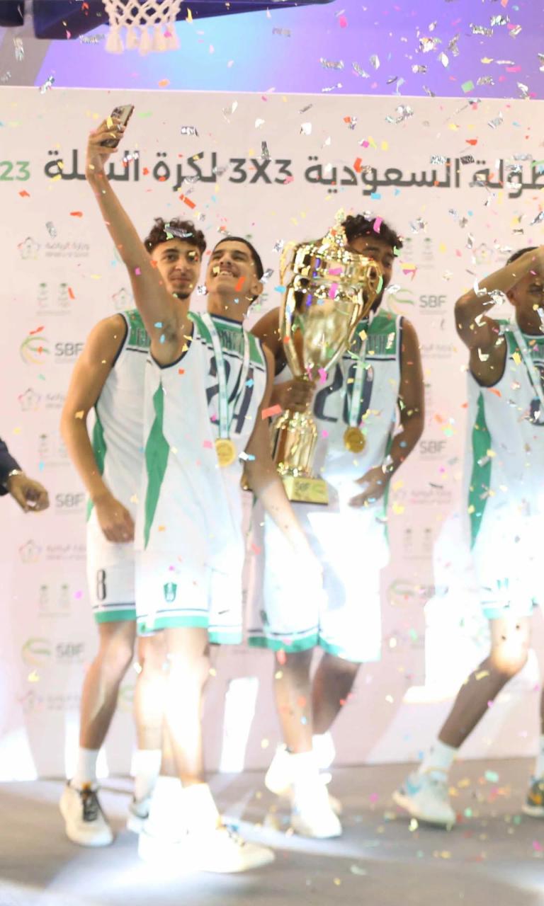 Another Trophy for Al-Ahli’s Basketball in the 3x3 Saudi Championship 